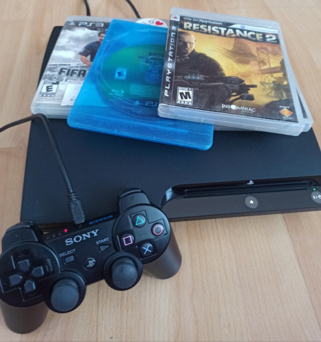 Consola Playstation 3 Con Varios Juegos Físicos 