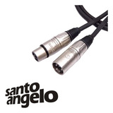Cabo Microfone Santo Angelo Sc30 Standard Xlr 4.57m Dmx Angl