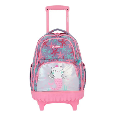 Mochila Xtrem Trolley Cross 2.0 4xt Lilac Cats Color Lila Diseño de la tela Lisa | Envío gratis