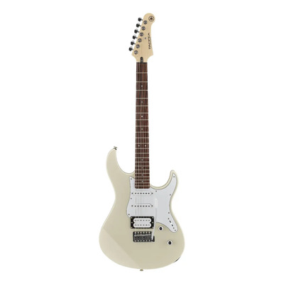 Guitarra eléctrica Yamaha Pacifica de aliso vintage white brillante con diapasón de palo de rosa | Envío gratis