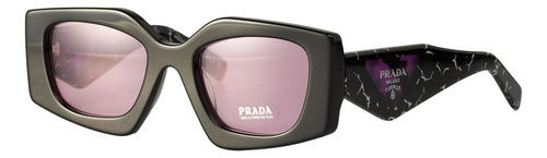 Prada Spr 15y 1ab-07q Symbole Abstract Vino Negro