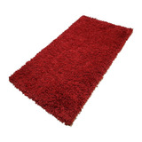 Carpeta Alfombra Satori Shaggy Roja 60 X 110 Cm Soul