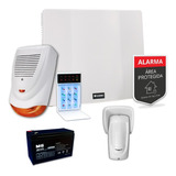  Kit Alarma Exterior Casa Domiciliaria Hogar Sirena Sensor