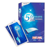 28 Tiras Blanqueadoras Dentales 5d White Higiene Bucal 
