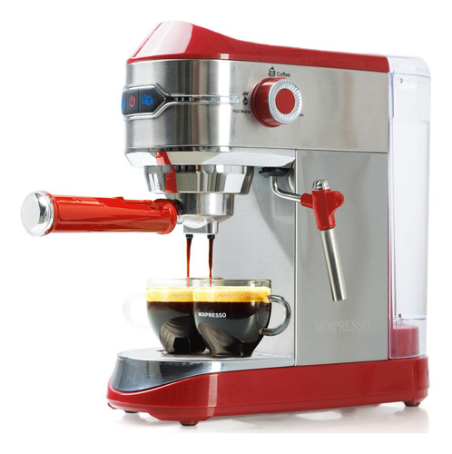 Cafetera Eléctrica Mixpresso Para Expresso C/bara - Rojo