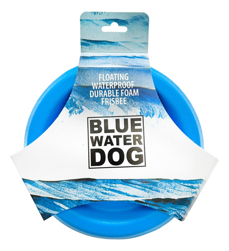 Bluewater Dog Frisbee, Flotante, Resistente Al Agua, Espuma 