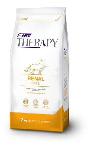 Vitalcan Therapy Alimento Renal Care Para Gato Adulto Sabor Mix En Bolsa De 2 Kg