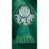Toalha De Banho Palmeiras Verdão 70x1,35 Cor Verde