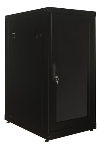 Rack De Piso 20us X 670mm X 19  Fechado Cor Preta