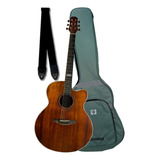 Violão Eletroac Strinberg Sj300c Ks Kit Correia