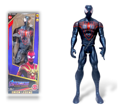 Muñeco Miles Morales. Muñeco Spiderman Clásico. Miden 20cm. 