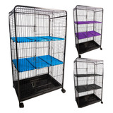 Gaiola Luxo Canil Para Pet Shop Banho E Tosa 141x79x52