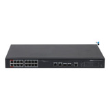 Switch Poe 16 Puertos 2 Hi-poe Administrable Watchdog Dahua