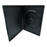 Caja Dvd Ancha Simple 12 Mm Negra Importadas X 10