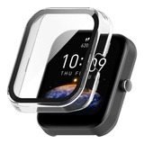 Case Con Cristal Templado 9h Compatible Con Amazfit Bip 3