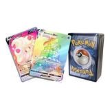 Carta Pokémon Alcremie Vmax E Alcremie V Com Lote 100 Cartas