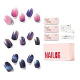 Nailog Kit De Tiras De Uñas De Gel Semicuradas (incluye 60 C