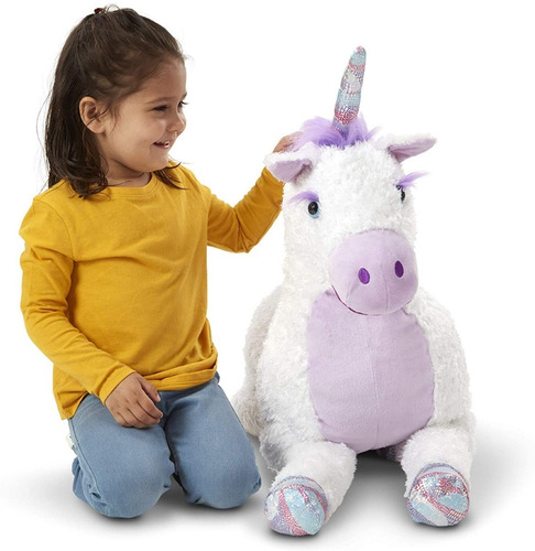 Peluche De Unicornio Gigante Misty 100cm Melissa & Doug New