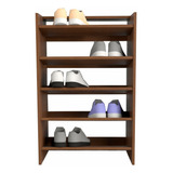 Mueble Organizador Zapatero Botinero 5 Estantes - Caoba