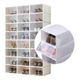 Caja Organizador De Zapatos Set X24 Zapatero Apilable