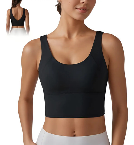Sujetador Deportivo Para Mujer, Top De Yoga Con Espalda En V