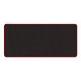 Mouse Pad Gamer Xl Antideslizante Negro Borde Cosido 70x30cm