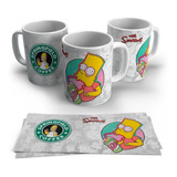 Taza O Tazon Los Simpsons Bart Full Print Premium +caja
