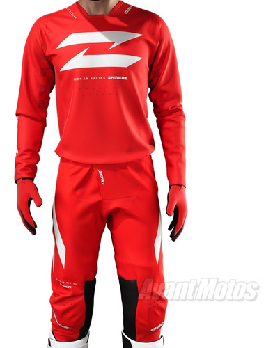 Equipo Conjunto Motocross Radikal Zero Rojo Avant Motos