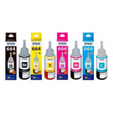 Tinta Epson 664 - 55 Tintas, 70 Ml