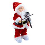 * Navidad Santa Toys Dolls, Música Santa, Tocar El Violín,