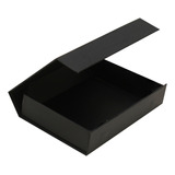 10 Cajas Regalo Magneticas Negro Autoarmables 19x13x4 Cm