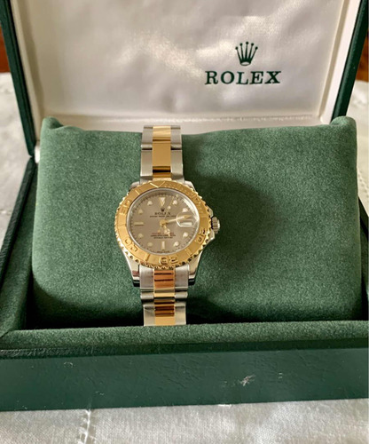 Reloj Original De Dama Rolex Yatch Máster Acero Y Oro
