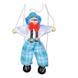 Marioneta Títere, Diseño De Payaso De Juguete Color Azul