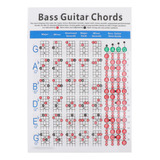 Nota Del Diagrama De Acordes Del Bajo Eléctrico Para Guitarr