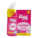 Espuma Limpia Inodoro The Pink Stuff 3 Un + Gel Limpiador Wc