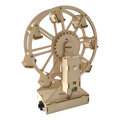 Kit Didáctico Para Armar Mdf Rueda De La Fortuna Eléctrica | MercadoLibre