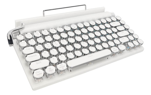 Teclado Mecánico For Máquina De Escribir, Teclado Retro Con