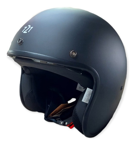 Casco Hawk 721 Abierto.(negro Mate) - En Teo Motos