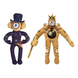 Set 2 Peluches Titan Clockman Evolución Multivers Exclusivo 