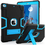 Funda Para iPad Resistente A Golpes Con Soporte (color Azul)