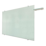 Quadro / Painel De Vidro Branco Para Escrever Sala 120x90cm