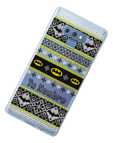 Funda Para Galaxy Batman Ugly Sweater Navidad Con Tu Nombre