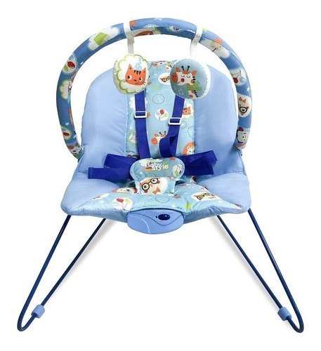 Baby Style Repouseira Lite Cadeira De Balanço Para Bebê Azul Azul-celeste