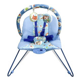 Cadeira De Balanço Para Bebê Baby Style Repouseira Lite Azul Azul-celeste