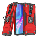 Funda Shock Color + Cristal 9d Para Xiaomi Redmi Note 8 Pro