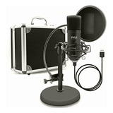 Pyle Usb Microphone Podcast Recording Kit