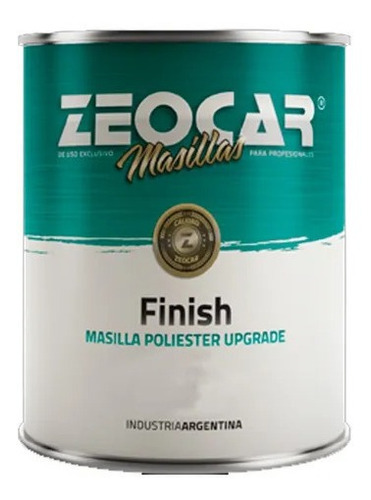 Masilla Poliester Zeocar Finish X 4 Kgs.