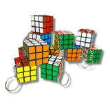 Llavero X 12 Cubo Rubik Pequeño Piñata Negocio Sorpresas Estructura Stiker 3x3 Docena