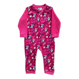 Pijama Niña Minnie Micropolar Enterito Original Disney