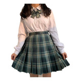 Niña De Secundaria Pleated Skirt Uniform Esco